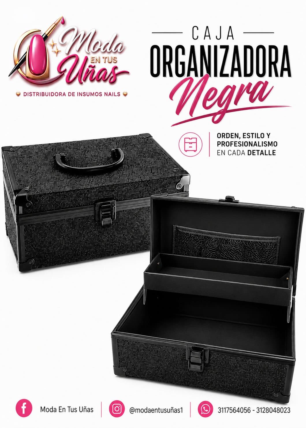 CAJA ORGANIZADORA NEGRA