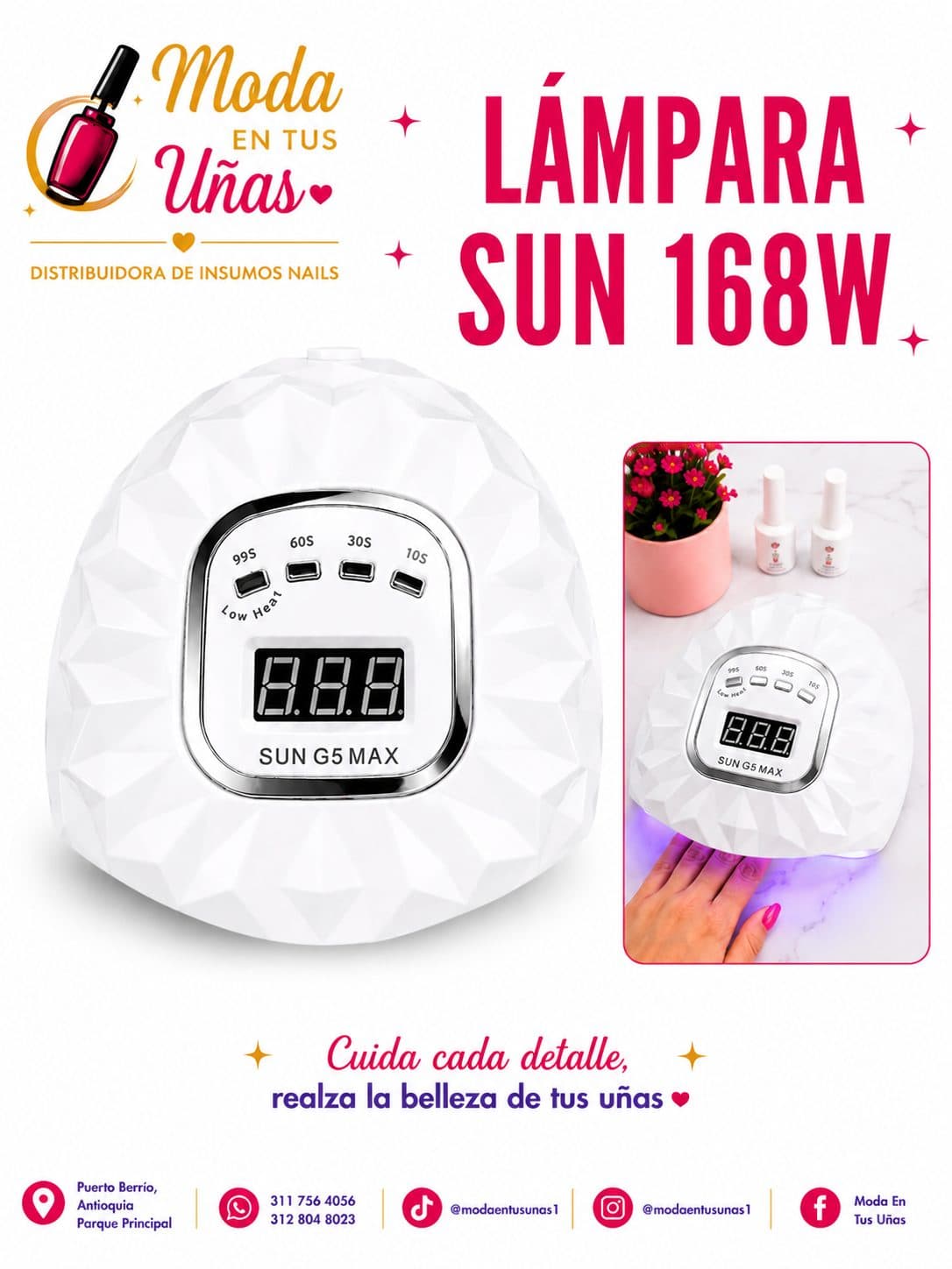 LAMPARA SUN 168W G5 MAX BLANCA