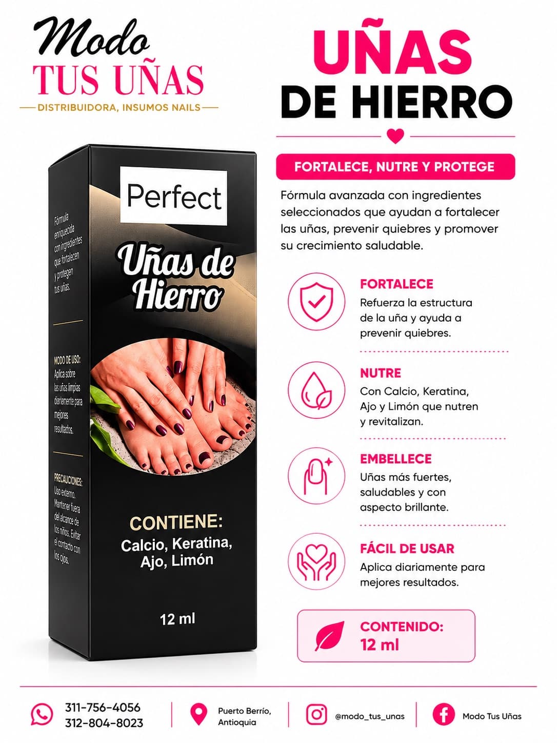 UÑAS DE HIERRO -BASE -