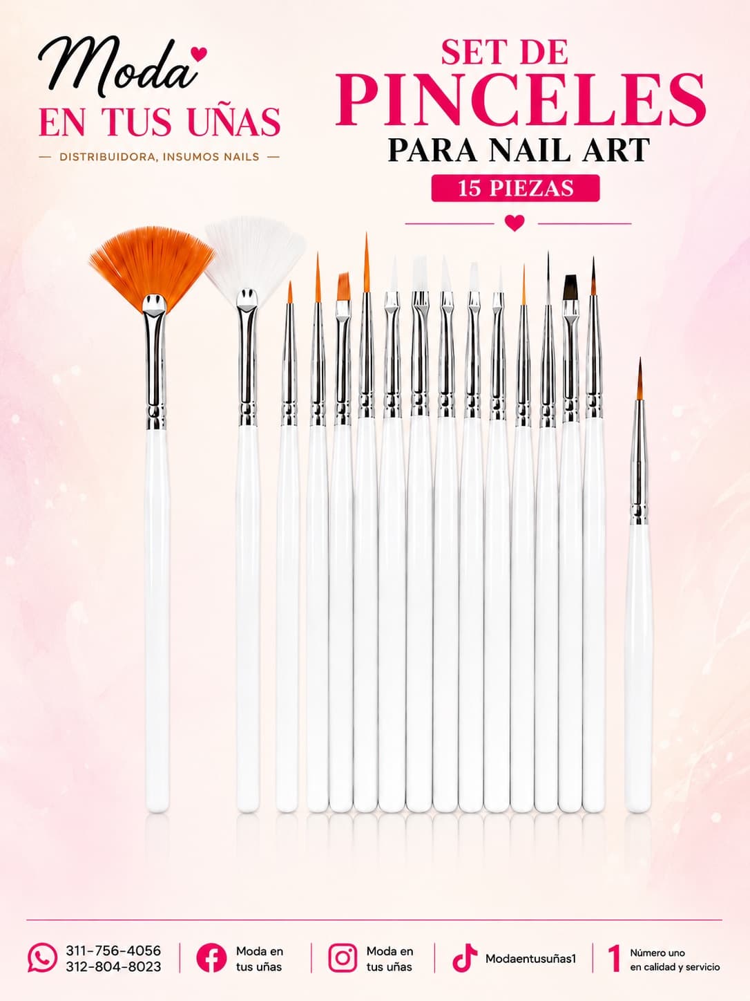 KIT PINCEL MANO ALZADA X15