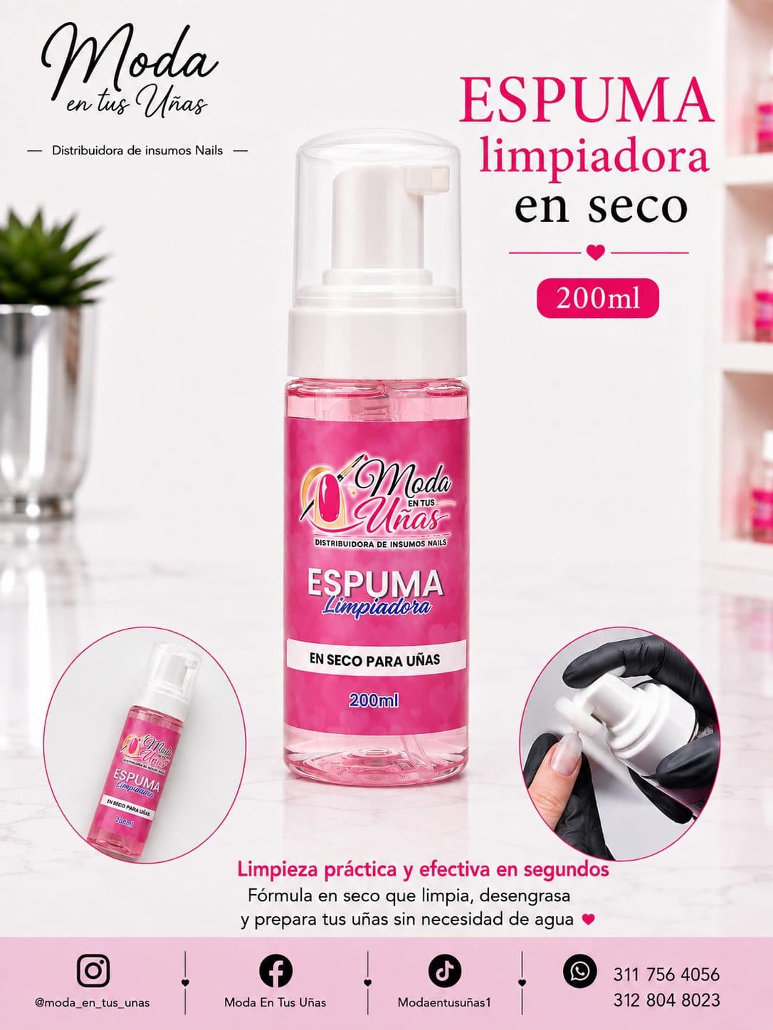 ESPUMA LIMPIADORA EN SECO