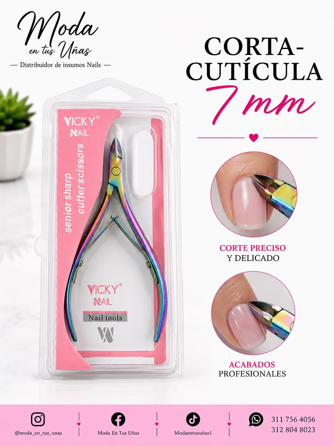 CORTA-CUTÍCULA VICKY NAILS