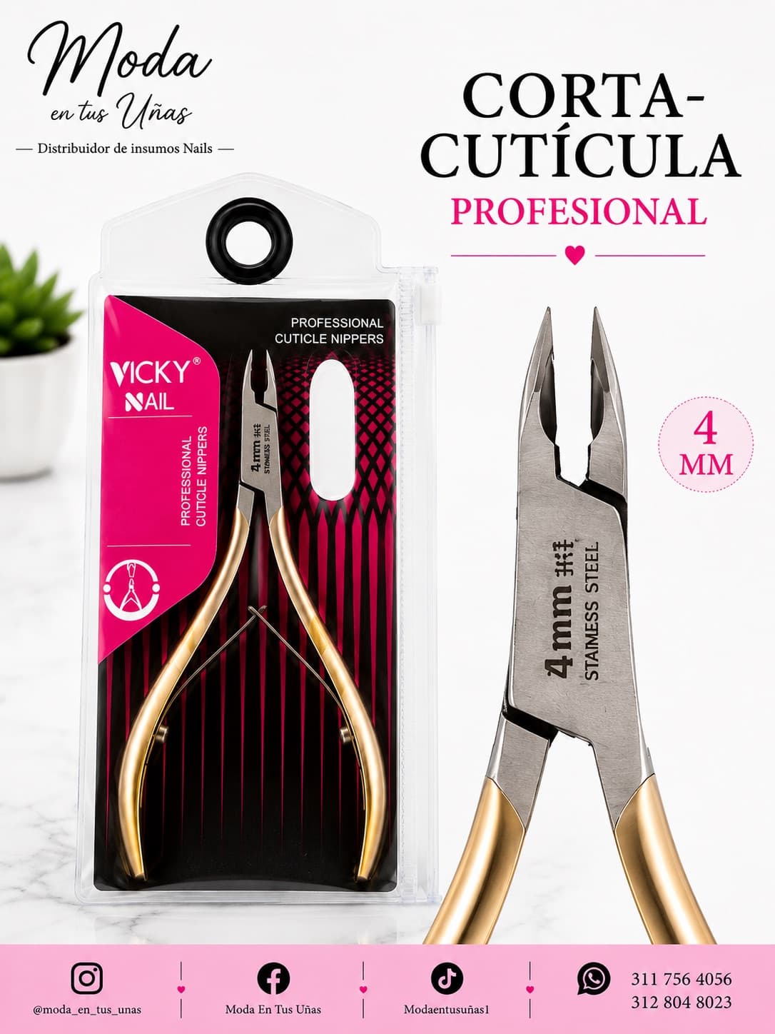CORTACUTICULA PROFESIONAL 4mm