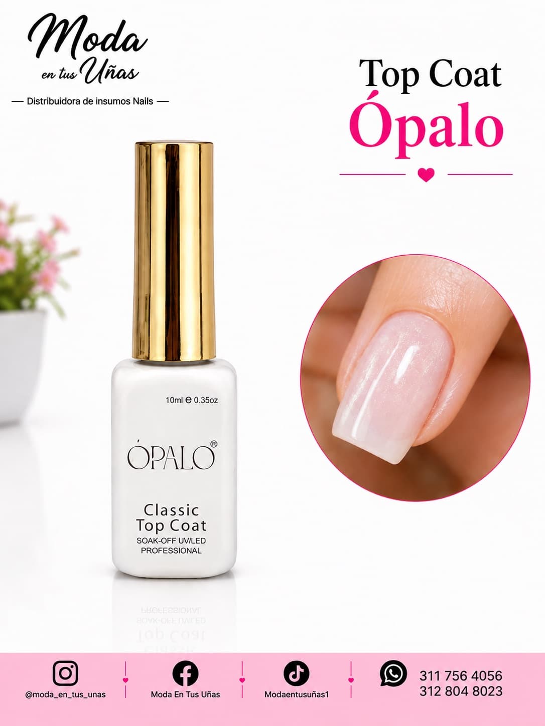 TOP COAT OPALO 10 ml