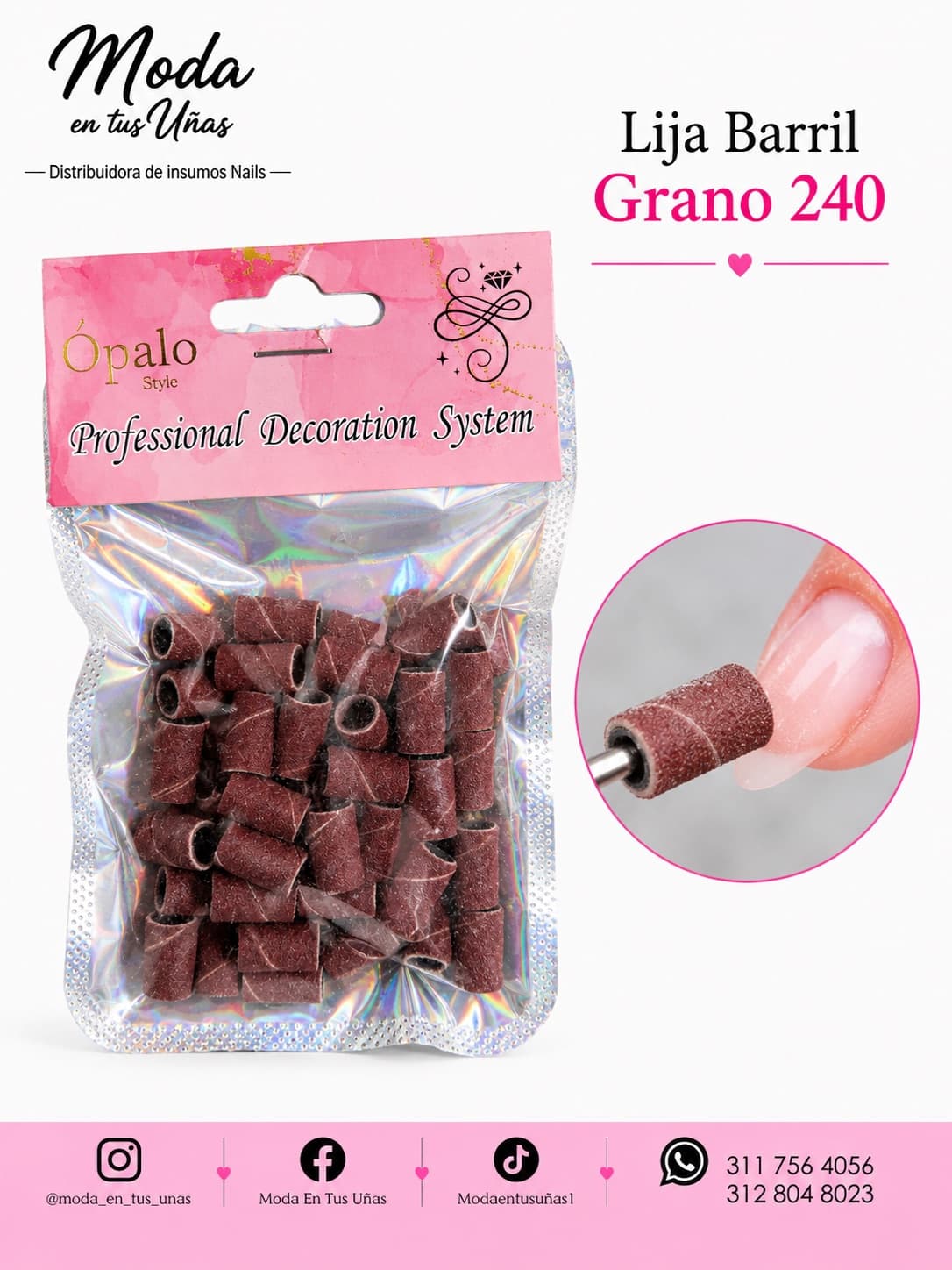 LIJAS BARRIL X50 -240