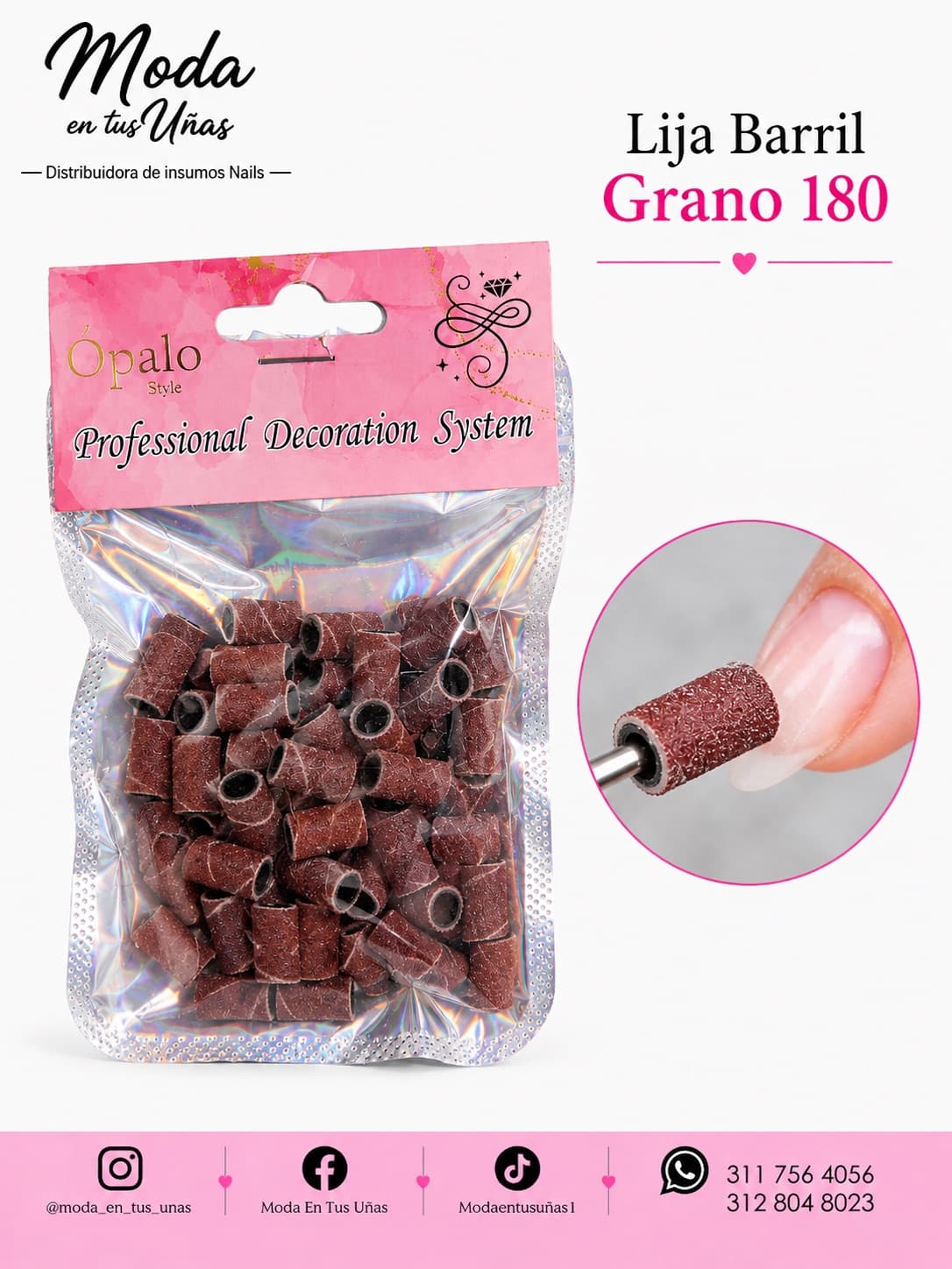 LIJAS BARRIL X50 -180