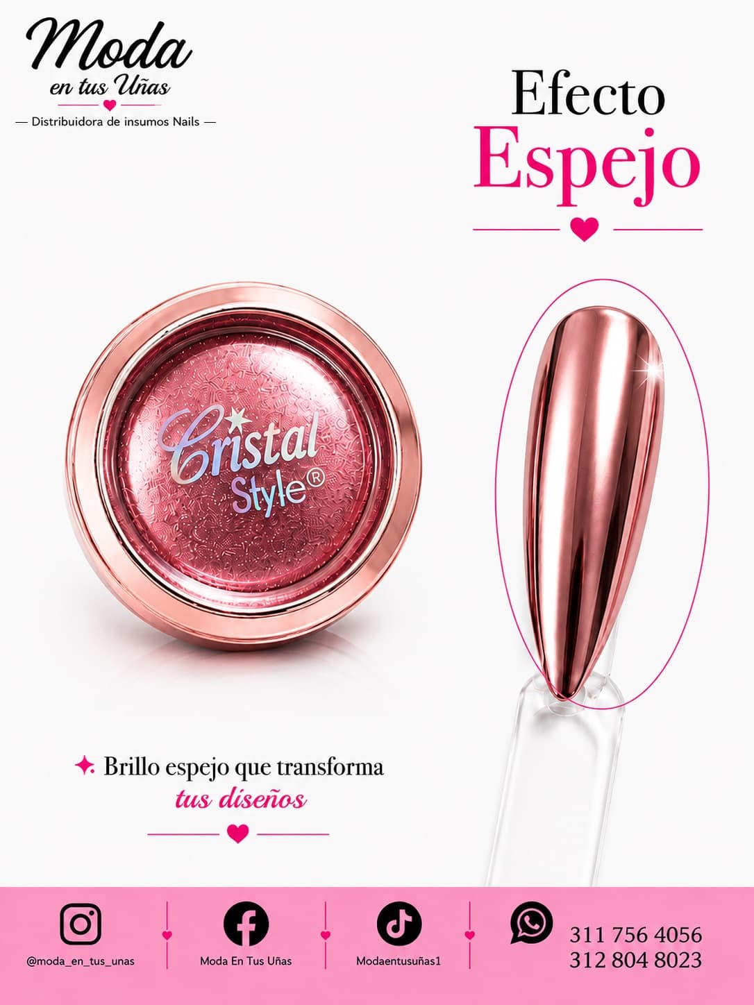 EFECTO ESPEJO, ORO, ROSA