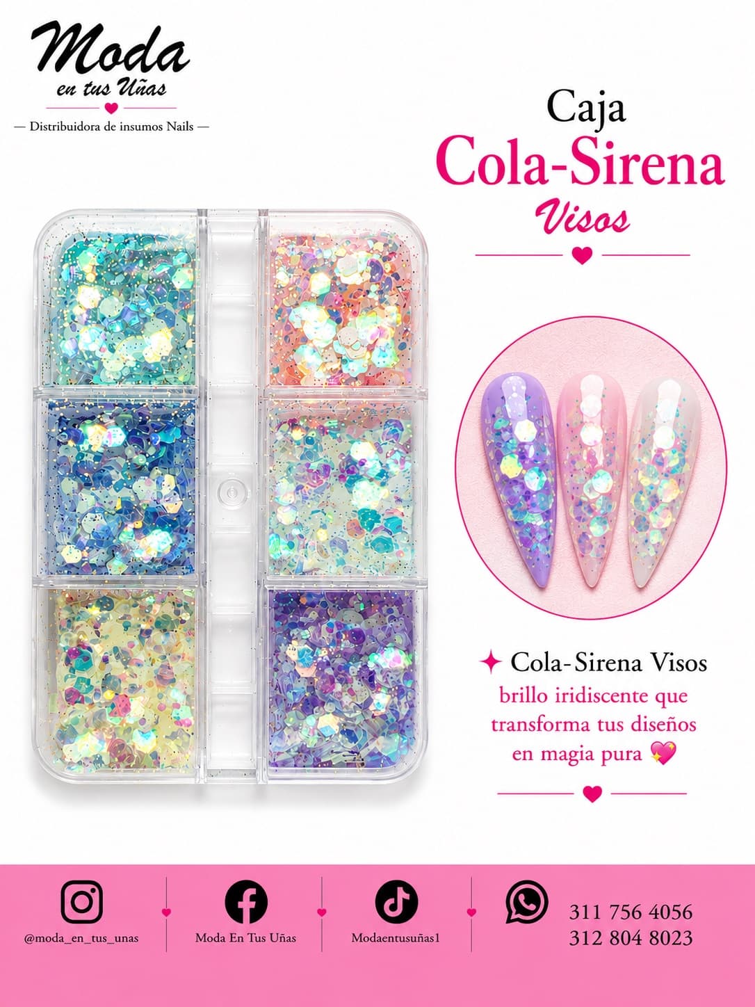 CAJA DE COLITA SIRENA PLANA