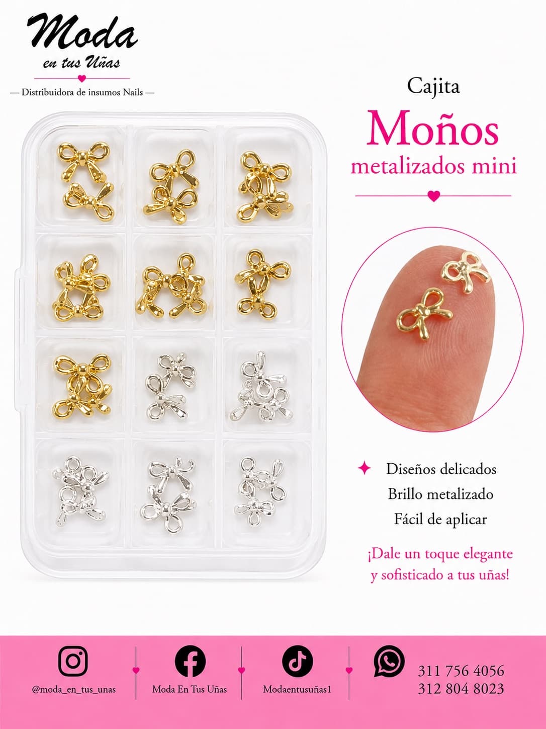 CAJA MOÑOS MINI METALICO