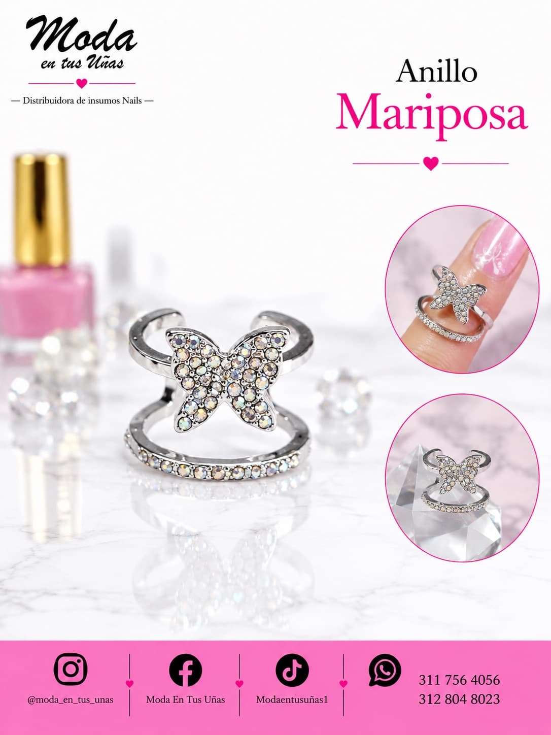 ANILLO MARIPOSA, TOMA FOTOS