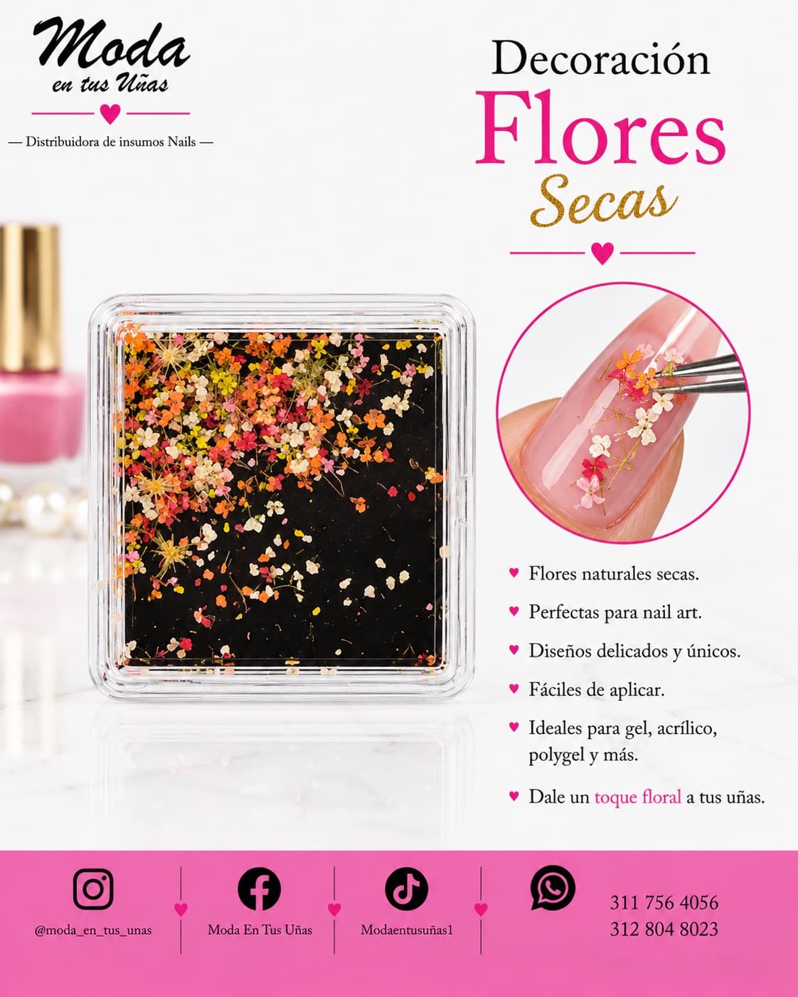 CAJITA FLORES SECAS