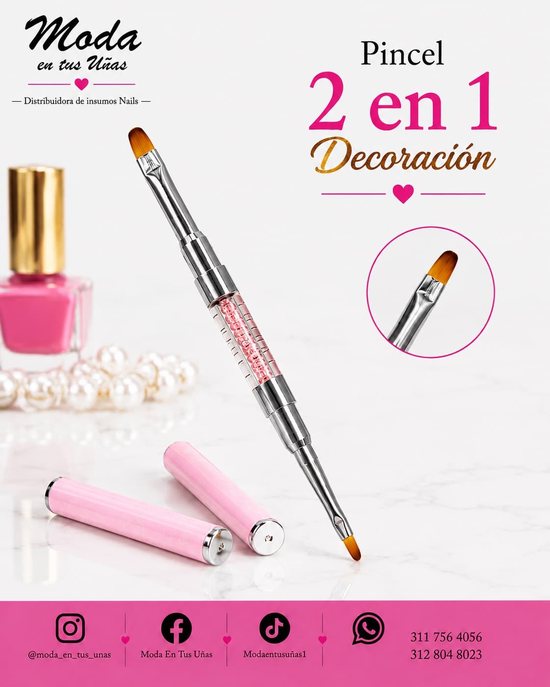 PINCEL DOBLE PUNTA