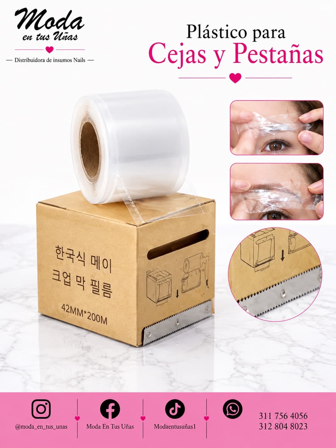 FLIM PLÁSTICO CEJAS Y PESTAÑAS