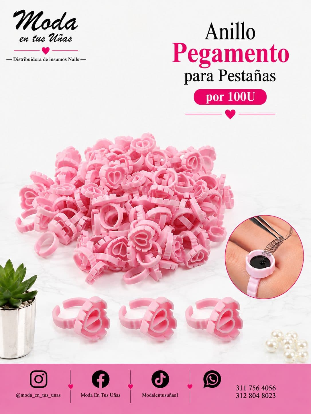 ANILLO PARA PEGAMENTO PESTAÑAS