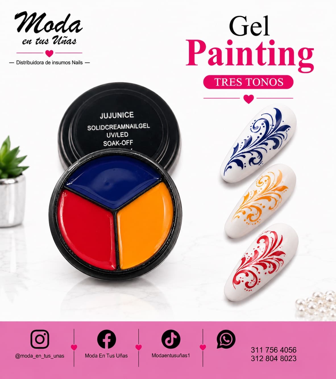 GEL PEINTG 3 tonos #25