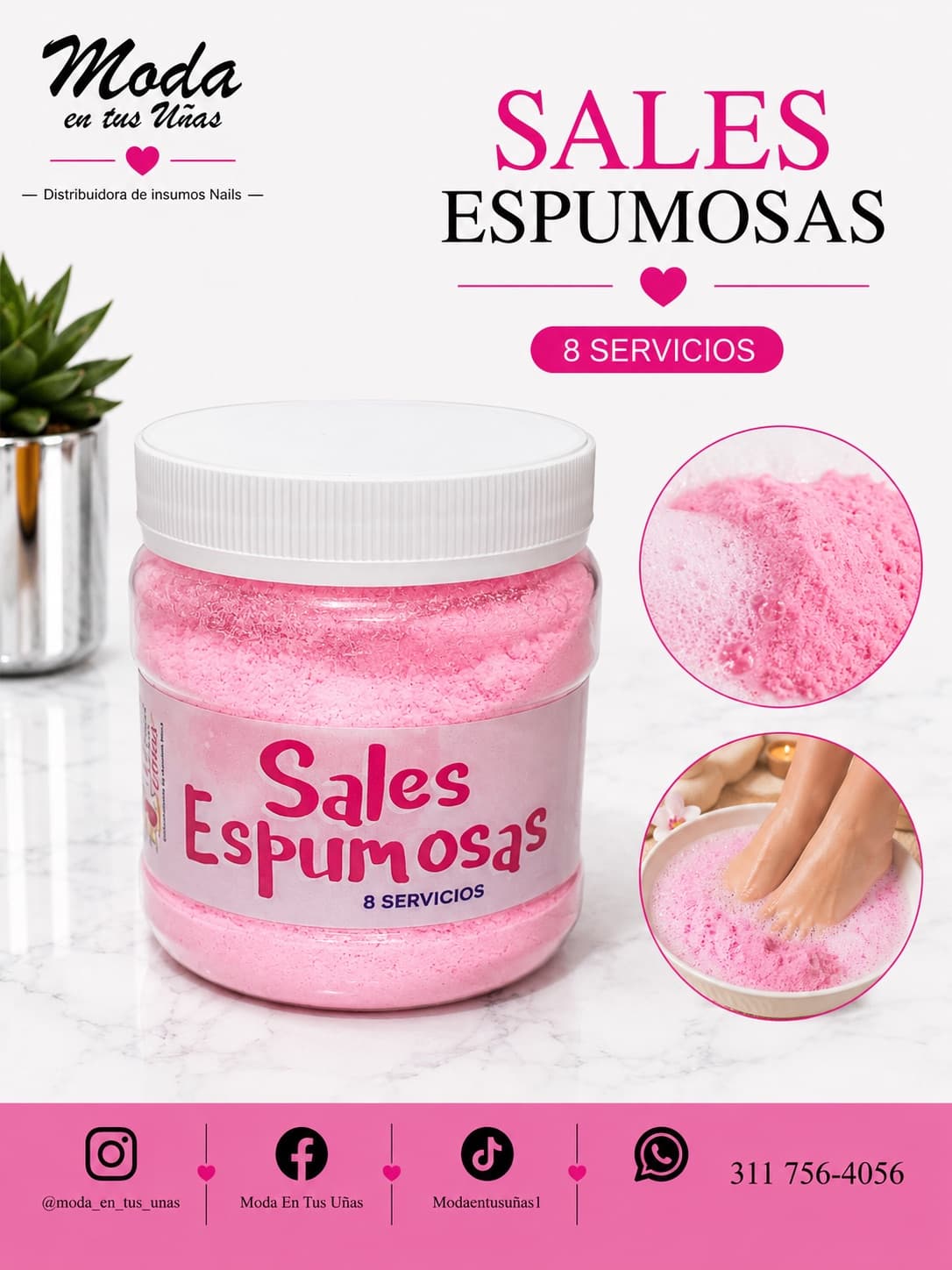 SALES ESPUMOSAS X8 servicios