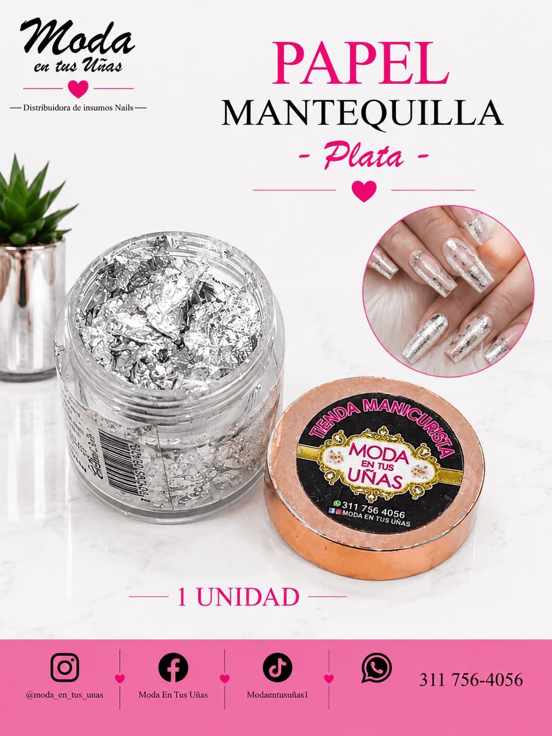 POTE DE PAPEL, MANTEQUILLA, PLATA