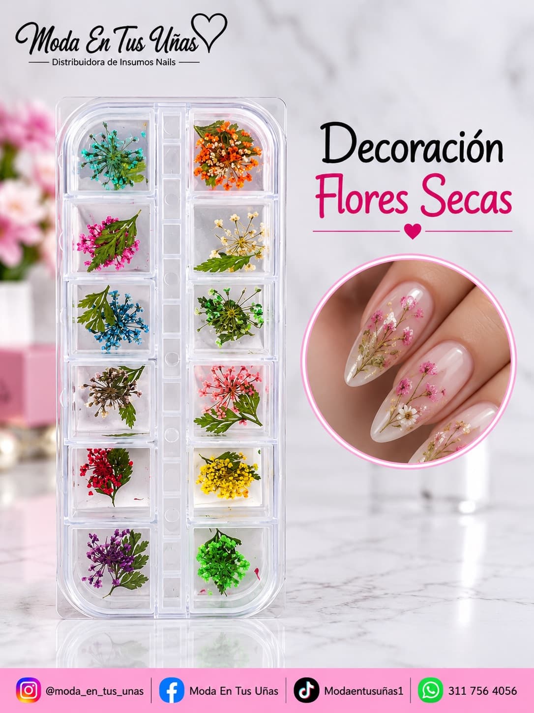 CAJA FLORES SECAS