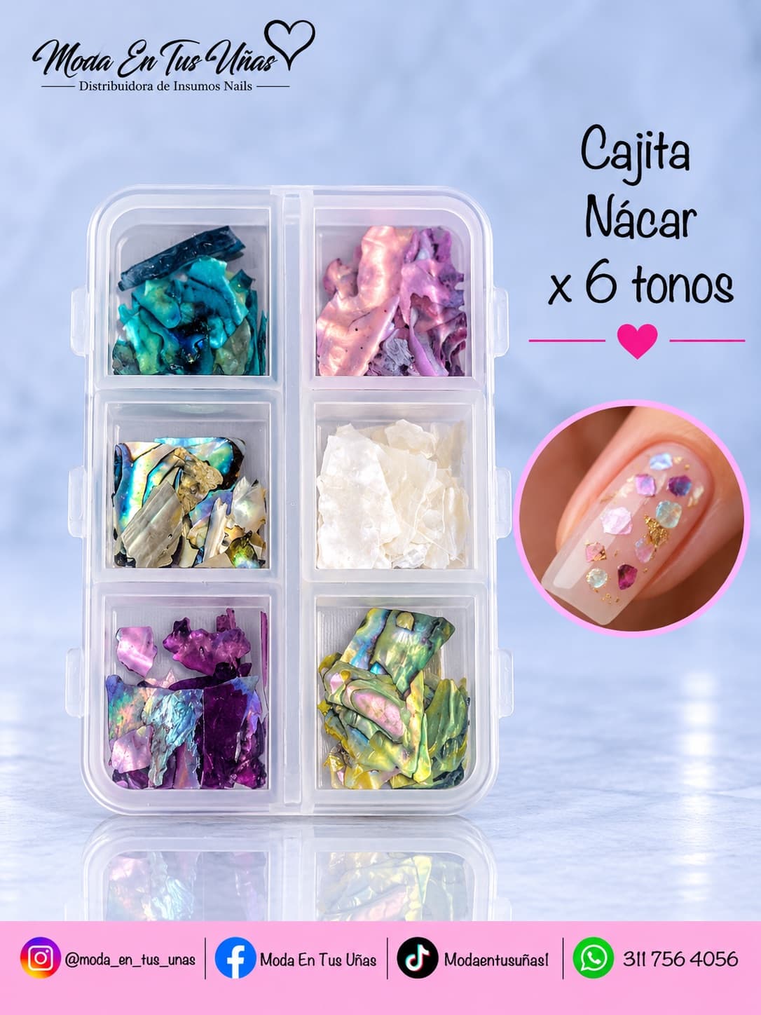 CAJITA CONCHITA NACCAR X6 TONOS