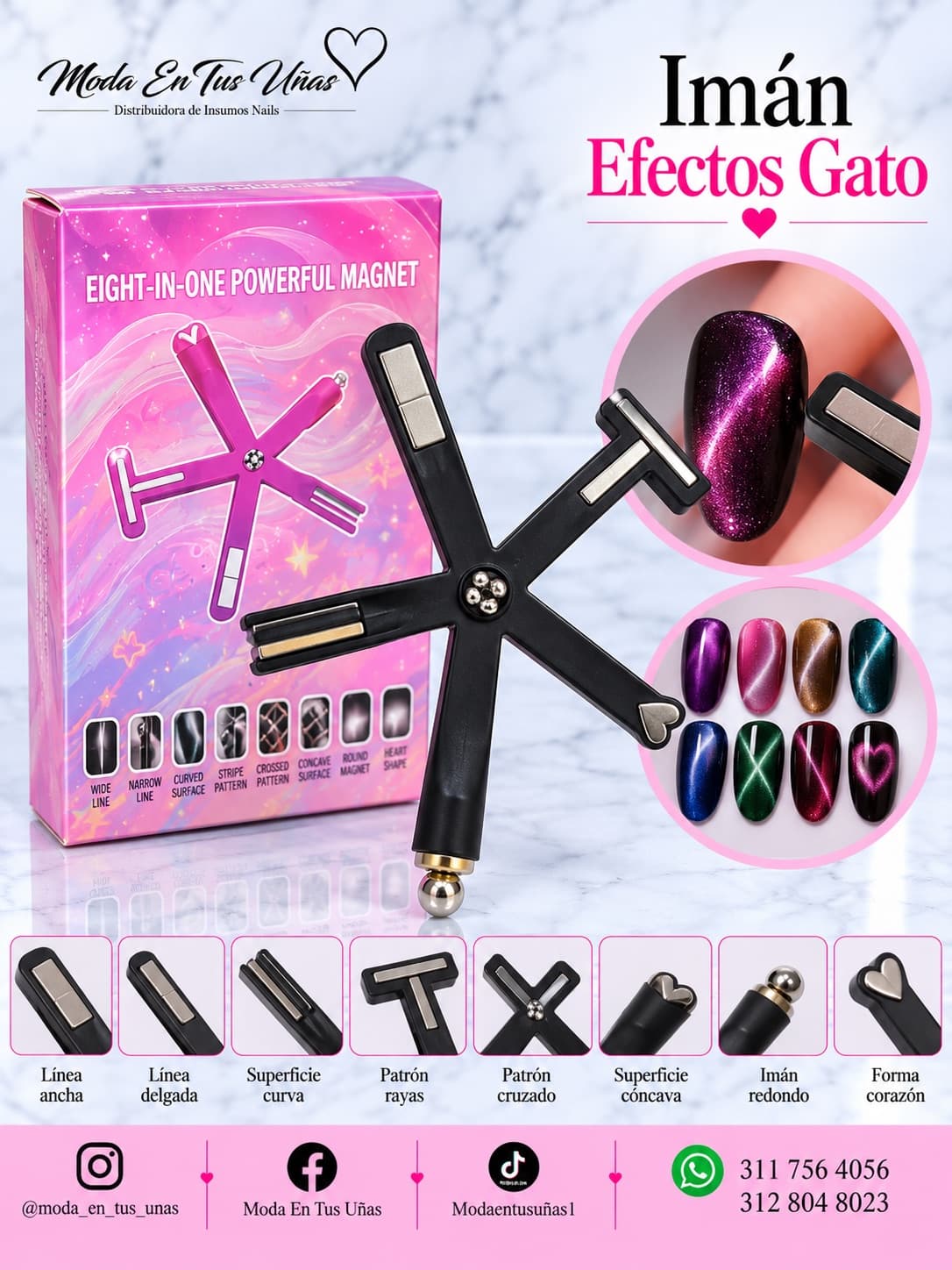 IMÁN PARA EFECTOS OJO GATO