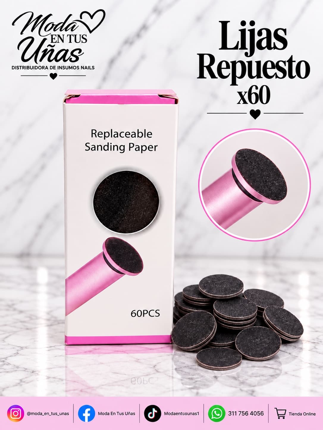 LIJAS REPUESTO CALLOS X60