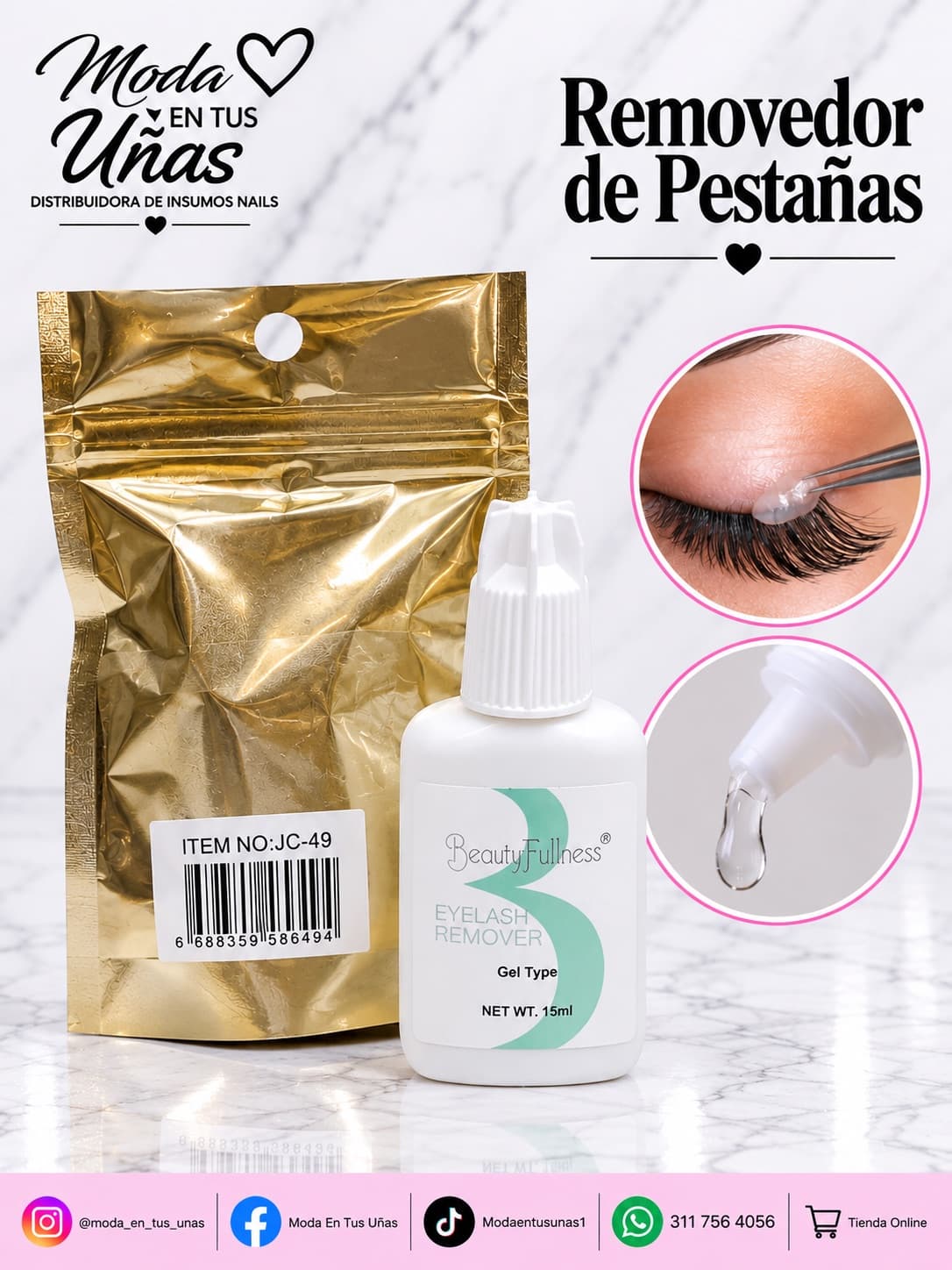 REMOVEDOR DE PESTAÑAS