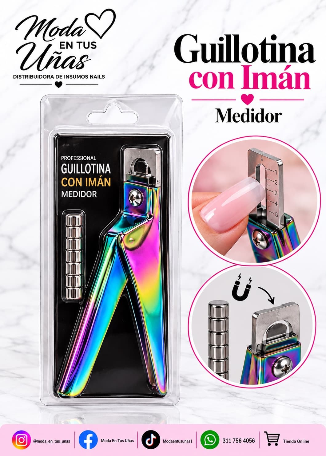 GUILLOTINA CON IMÁN MEDIDOR