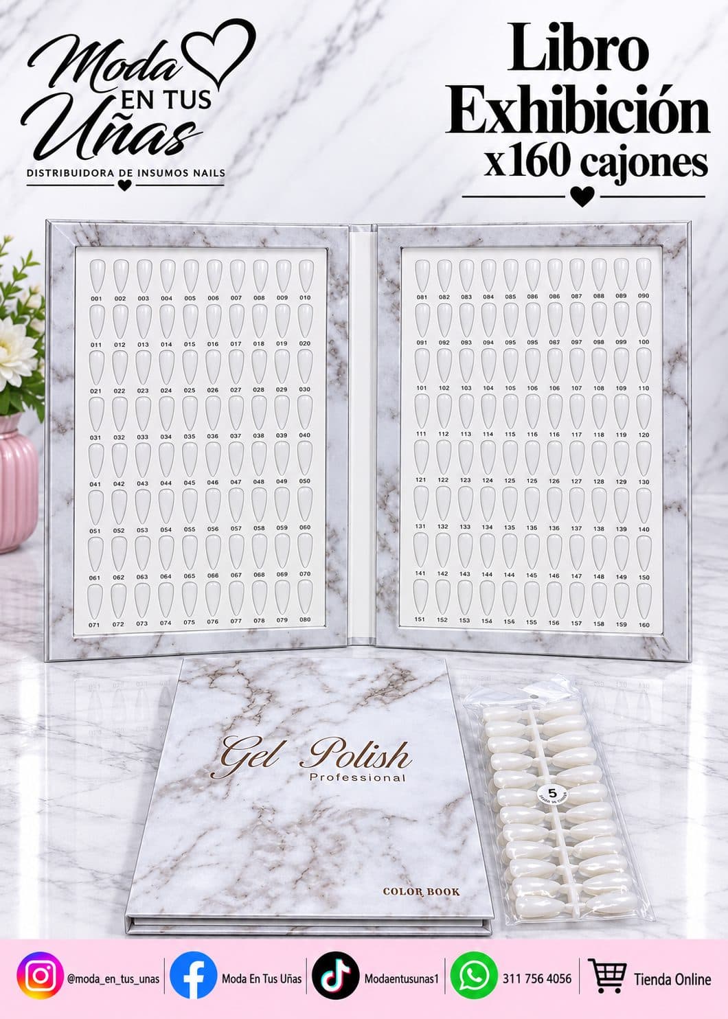 LIBRO EXHIBIDOR 160 CAJONES