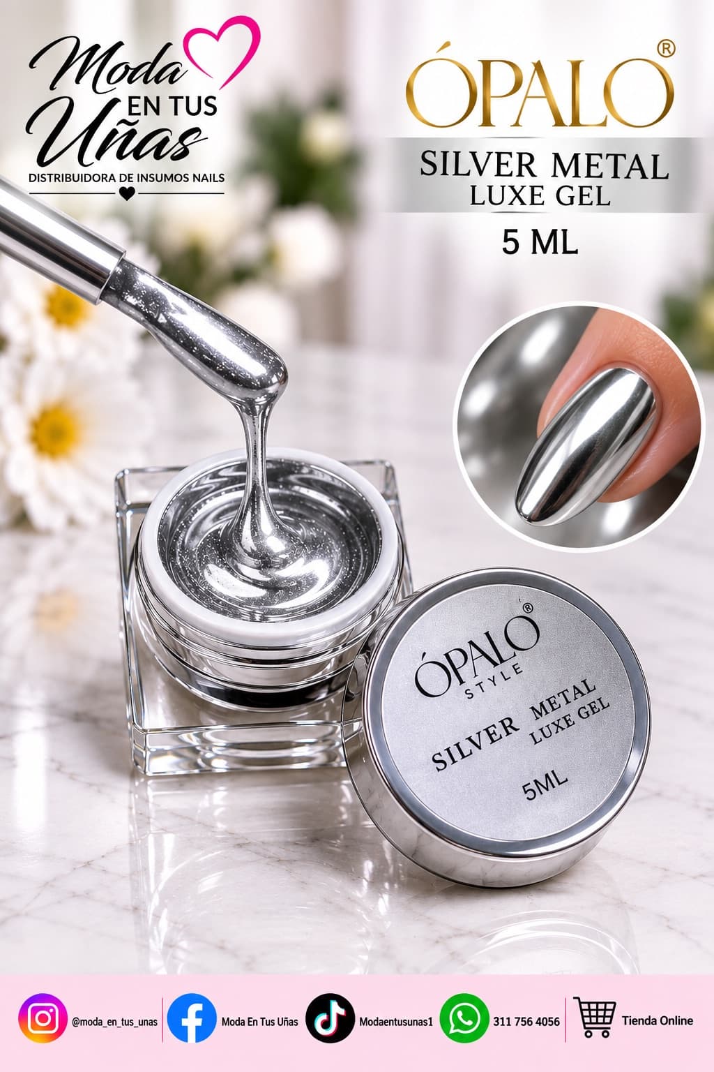 GEL METAL METAL SILVER
