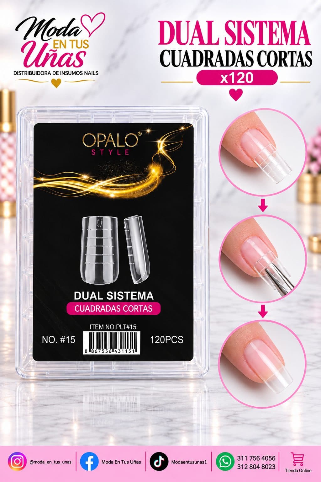 DUAL SISTEMA CUADRADAS CORTAS