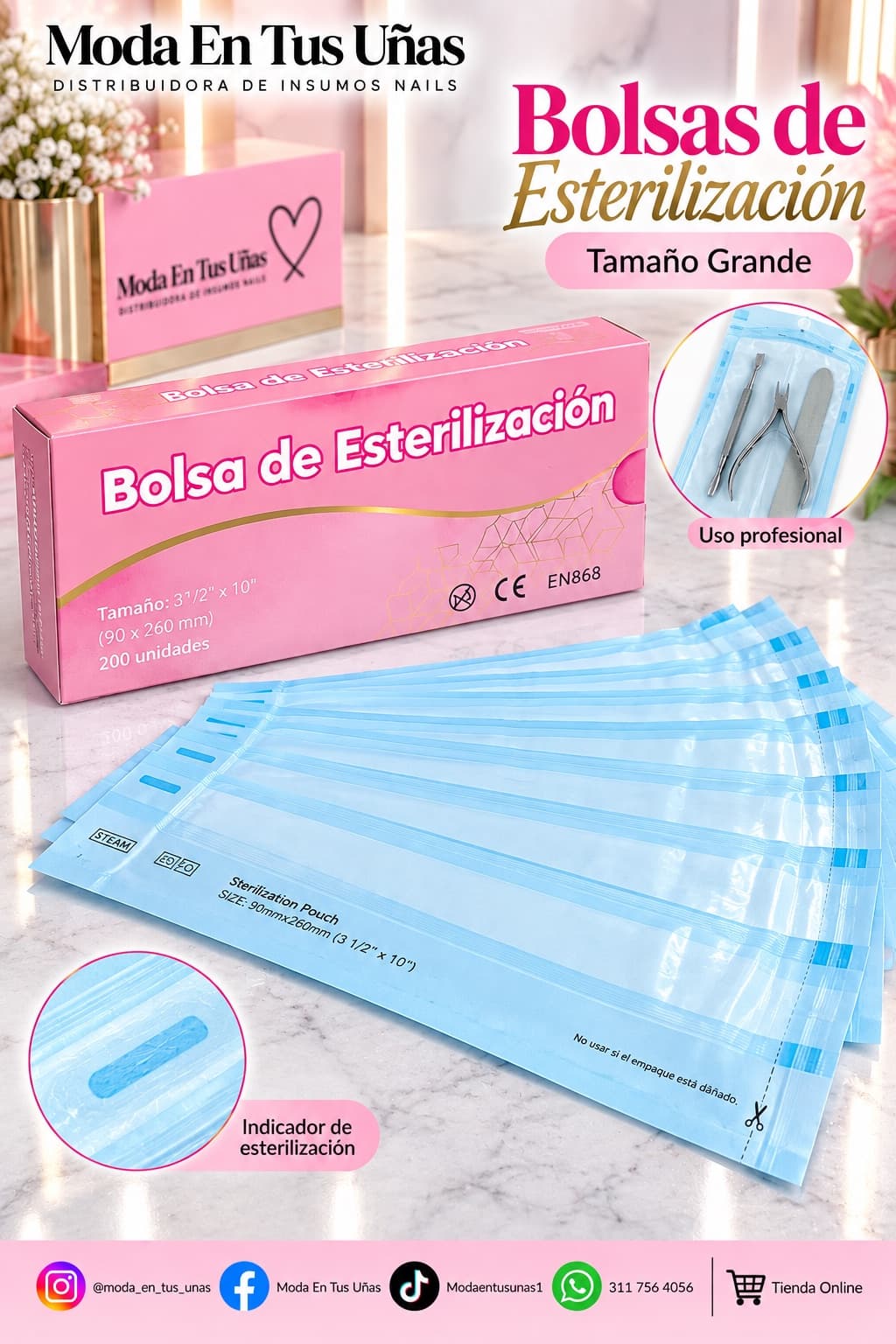 BOLSAS ESTERILIZACIÓN x200