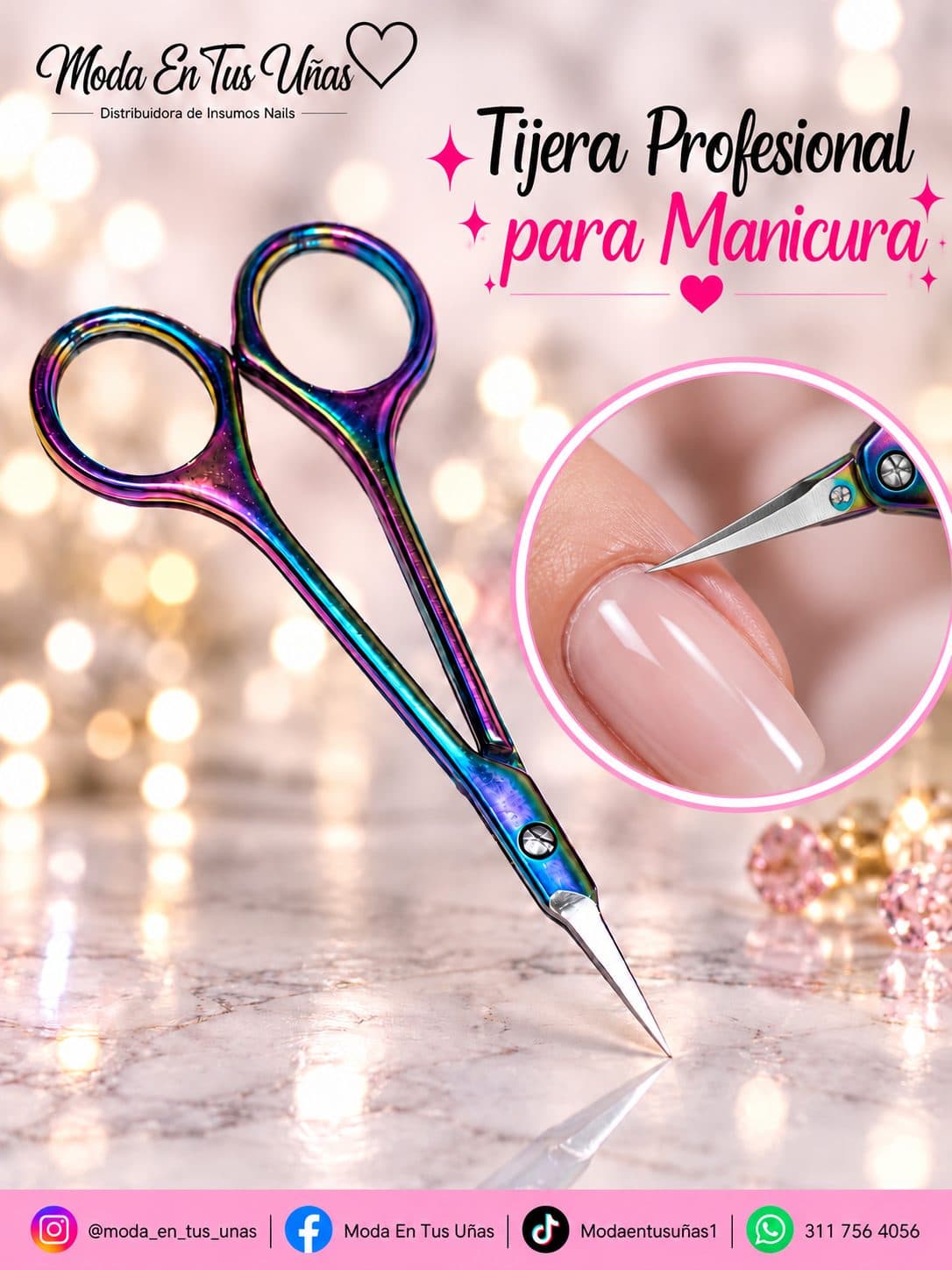 TIJERAS PROFESIONAL CUTÍCULA