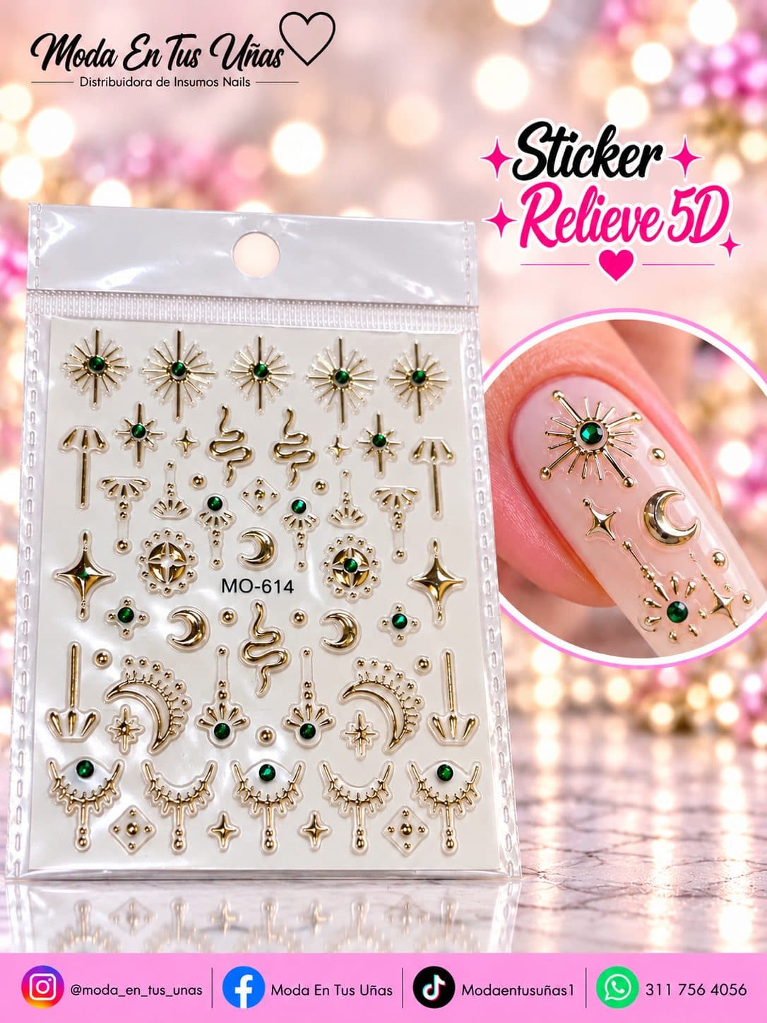 STIKER EN RELIEVE